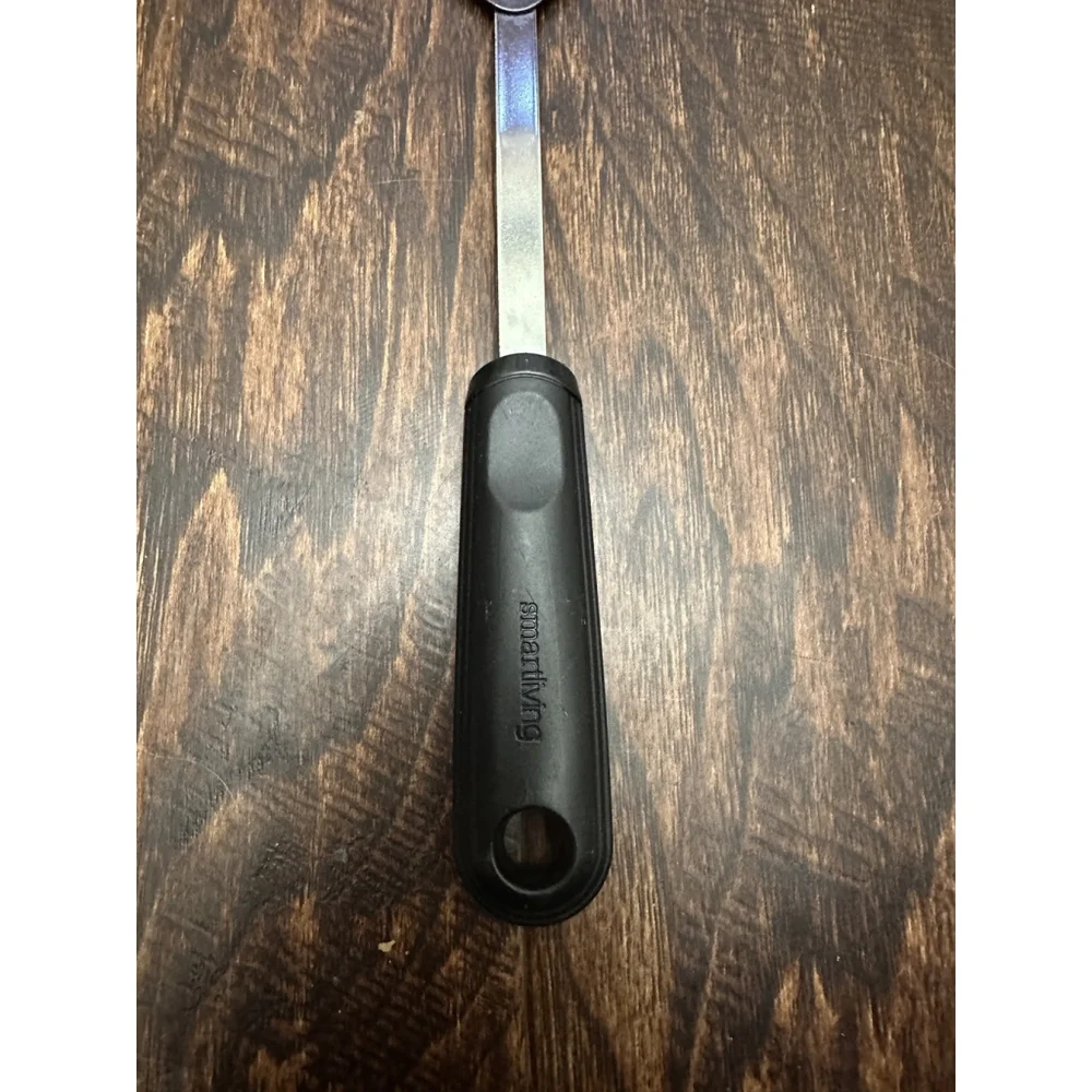 Vintage Smartliving Stainless Steel Serving Spoon Black Handle